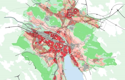 Konzeptkarte Stadt Zürich 2040